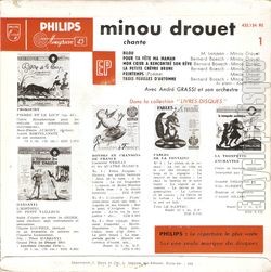 [Pochette de Bilou (Minou DROUET) - verso]