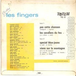 [Pochette de Pas cette chanson (Les FINGERS) - verso]