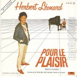 [Pochette de Pour le plaisir (Herbert LONARD) - verso]