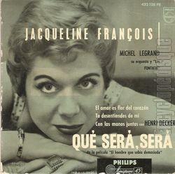 [Pochette de Que sera, sera (Jacqueline FRANOIS)]