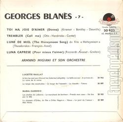 [Pochette de Toi, ma joie d’aimer (Georges BLANS (BLANESS)) - verso]