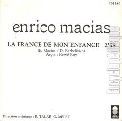 [Pochette de La France de mon enfance (Enrico MACIAS)]