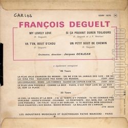 [Pochette de My lovely love (Franois DEGUELT) - verso]