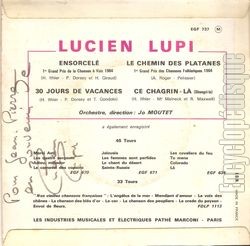 [Pochette de Ensorcel (Lucien LUPI) - verso]