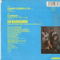 [Pochette de Cuando calienta el sol (Los MACHUCAMBOS) - verso]