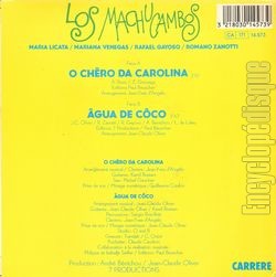 [Pochette de  Chro da Carolina (Los MACHUCAMBOS) - verso]