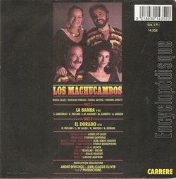 [Pochette de La Bamba (Los MACHUCAMBOS) - verso]