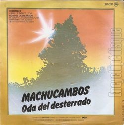 [Pochette de Remember (MACHUCAMBOS) - verso]