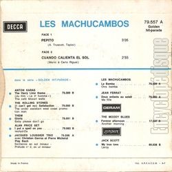 [Pochette de Ppito - Golden Hit Parade (Los MACHUCAMBOS) - verso]