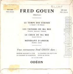 [Pochette de Le temps des cerises (Fred GOUIN) - verso]