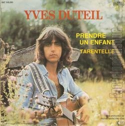 [Pochette de Prendre un enfant (Yves DUTEIL) - verso]