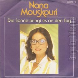 [Pochette de Die sonne bringt es an den tag (Nana MOUSKOURI)]