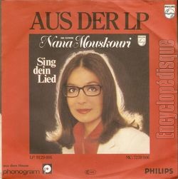 [Pochette de Weil der Sommer ein Winter war (Nana MOUSKOURI) - verso]