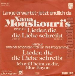 [Pochette de Lieder, die die Liebe schreibt (Nana MOUSKOURI)]