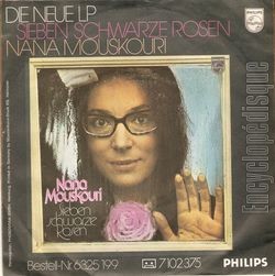 [Pochette de Sieben schwarze Rosen (Nana MOUSKOURI) - verso]