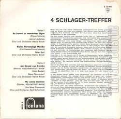 [Pochette de 4 Schalger - Treffer (COMPILATION) - verso]