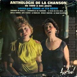 [Pochette de Anthologie de la Chanson de 1900  nos jours (Ita et Emma ROSIO)]