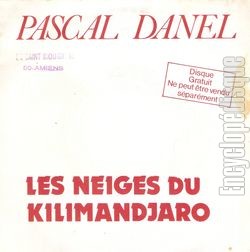 [Pochette de Les neiges du Kilimandjaro (Pascal DANEL)]