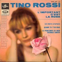 [Pochette de L’important c’est la rose (Tino ROSSI)]