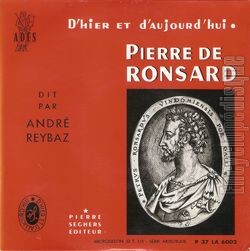 [Pochette de Pierre de Ronsard (POTES D’AUJOURD’HUI)]