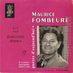 [Pochette de Maurice Fombeure (POTES D’AUJOURD’HUI)]