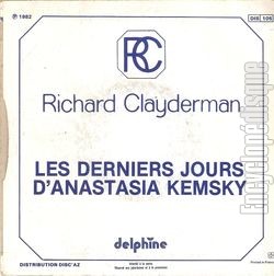 [Pochette de Lady Di (Richard CLAYDERMAN) - verso]