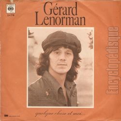 [Pochette de Quelque chose et moi (Grard LENORMAN) - verso]