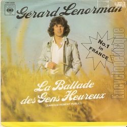 [Pochette de La ballade des gens heureux (en public) (Grard LENORMAN)]