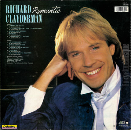 [Pochette de Romantic (Richard CLAYDERMAN) - verso]