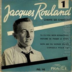 [Pochette de Tu es fou mon bonhomme (Jacques ROULAND)]