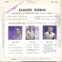 [Pochette de Salve regina (Claude ROBIN) - verso]