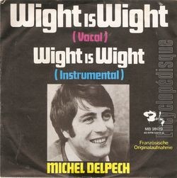 [Pochette de Wight is Wight (Michel DELPECH)]