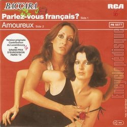 [Pochette de BACCARA -  Parlez-vous franais ?  (Les FRANCOPHILES)]