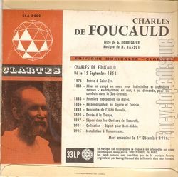 [Pochette de Le Pre Charles de Foucauld (DOCUMENT) - verso]