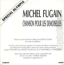 [Pochette de Chanson pour les demoiselles (Michel FUGAIN)]