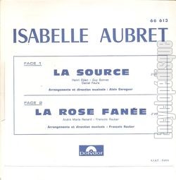 [Pochette de La source (Isabelle AUBRET) - verso]