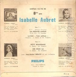 [Pochette de Un premier amour (Isabelle AUBRET) - verso]