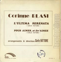 [Pochette de L’ultima serenata (Corinne BLASI) - verso]