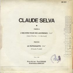 [Pochette de L’helvtie pour des lanternes (Claude SELVA) - verso]
