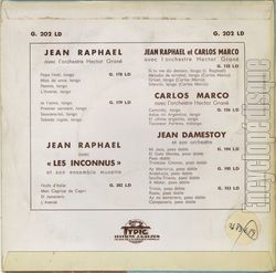 [Pochette de Nuits d’Italie (Jean RAPHAL) - verso]