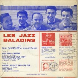 [Pochette de Mon beau chapeau (Les JAZZ BALADINS) - verso]