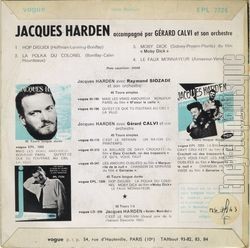 [Pochette de Hop diguidi (Jacques HARDEN) - verso]