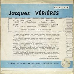 [Pochette de Le tueur du temps (Jacques VRIRES) - verso]