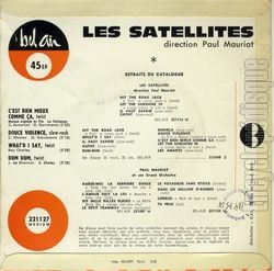 [Pochette de C’est bien mieux comme a (Les SATELLITES) - verso]