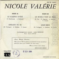 [Pochette de Le casino d’t (Nicole VALRIE) - verso]