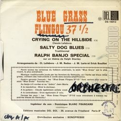 [Pochette de Crying on the hillside (BLUE GRASS FLINGOU 37 1/2) - verso]