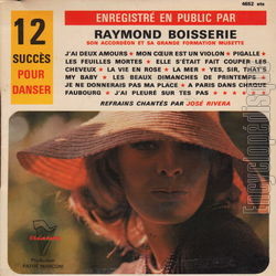 [Pochette de 12 succs pour danser (Raymond BOISSERIE)]