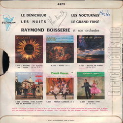 [Pochette de Le dnicheur (Raymond BOISSERIE) - verso]