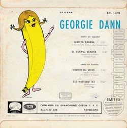 [Pochette de Juanita Banana (Georgie DANN) - verso]