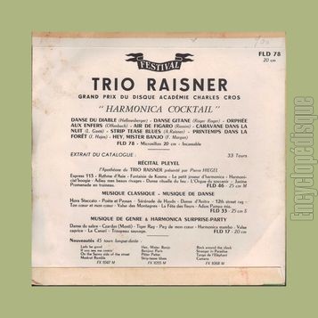 [Pochette de Harmonica cocktail (TRIO RAISNER) - verso]